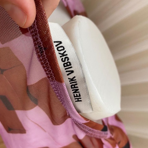 Henrik Vibskov geometric-print long-sleeve top size 34 - Picture 7 of 10